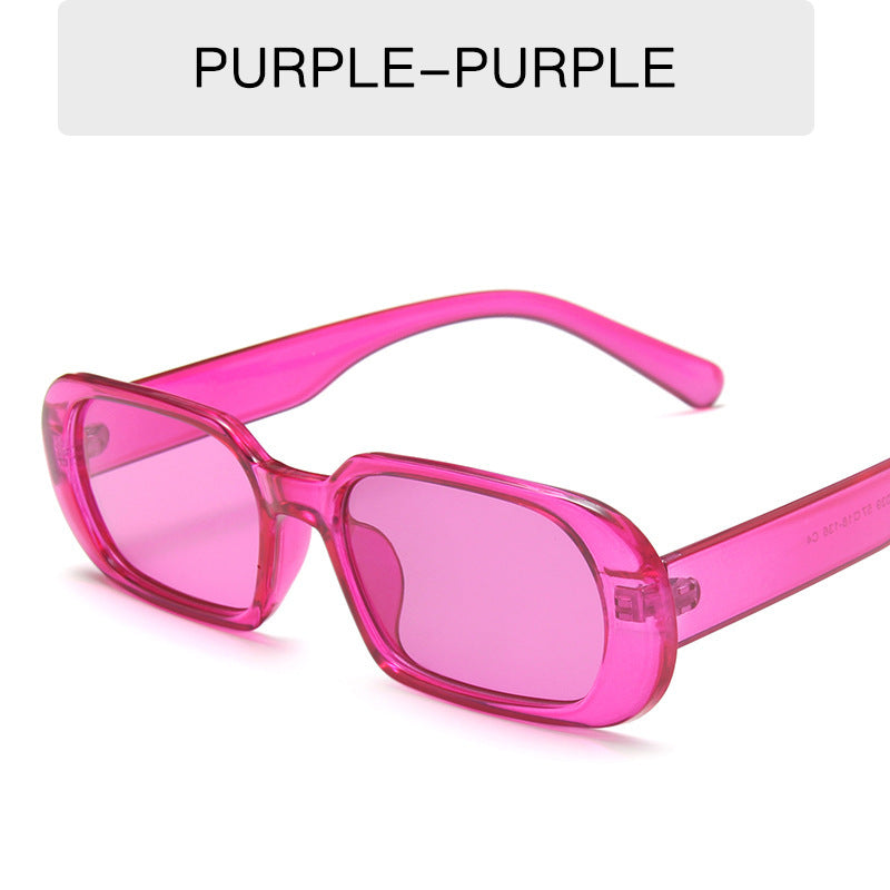 Retro Small Frame Candy Color Colorful Fashion Sunglasses
