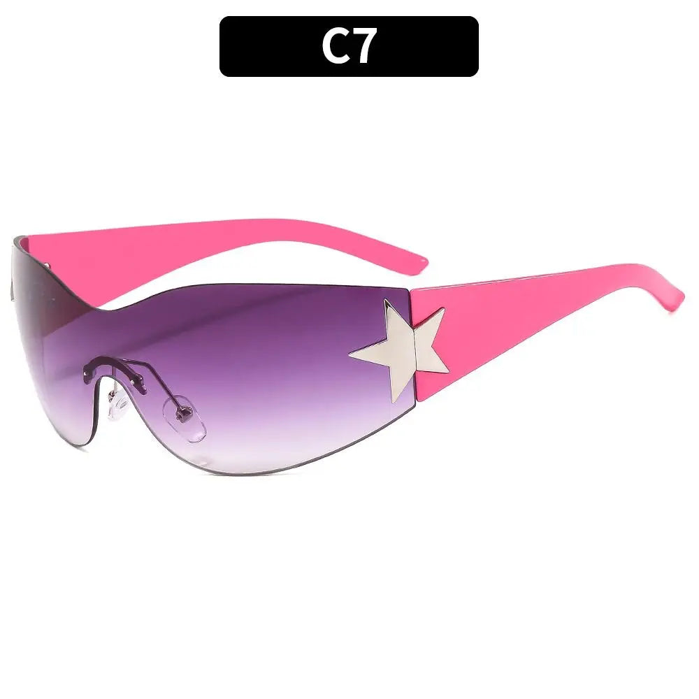 Fashion Trendy Star Punk Y2K Sunglasses