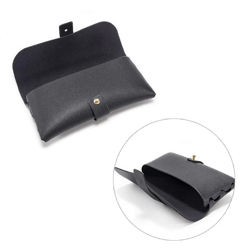 Soft PU Leather Glasses Jewelry Pouch