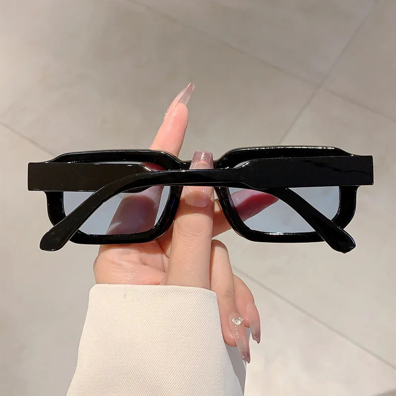 Aesthetic Fashion Vintage Retro Rectangle Frame Sunglasses