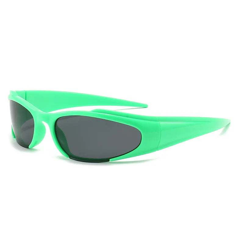 Y2k Retro Oval Vintage Punk Sunglasses