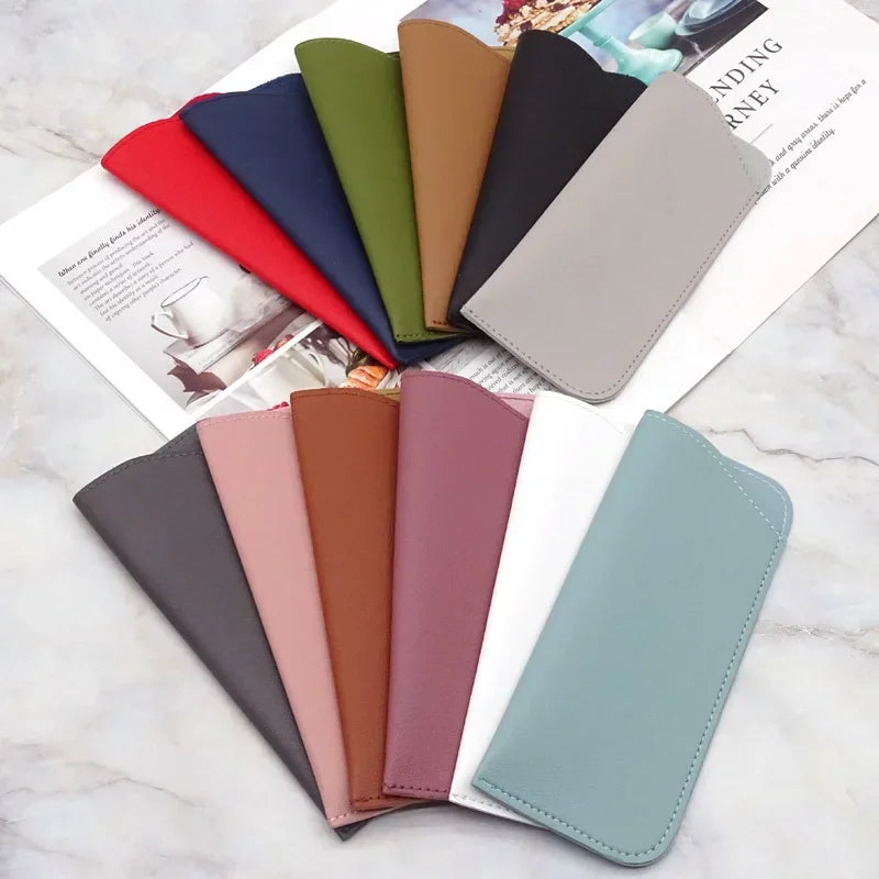 PU Leather Glasses Protective Cover Case