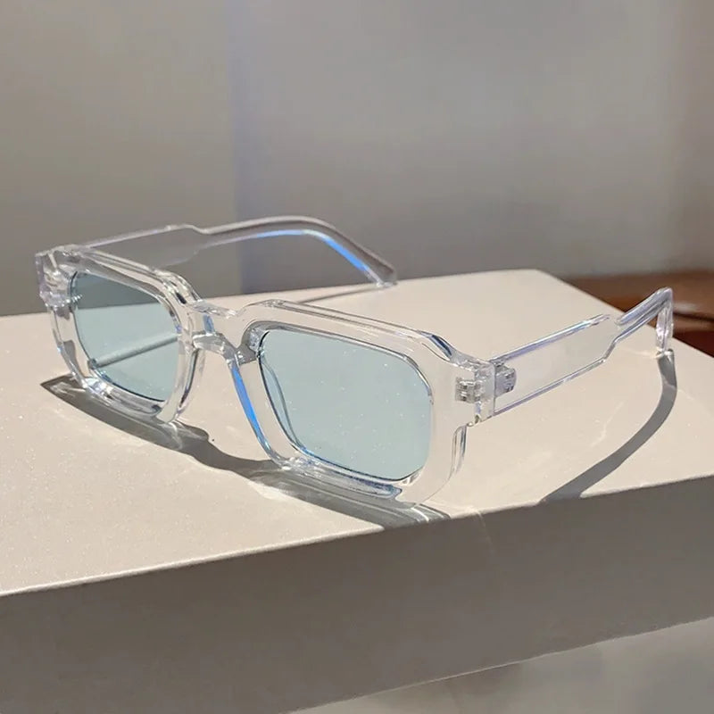 Fashion Retro Vintage Rectangle Frame Sunglasses
