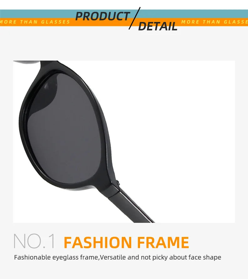 Retro Oval Frame Punk Cat Eyes Sunglasses