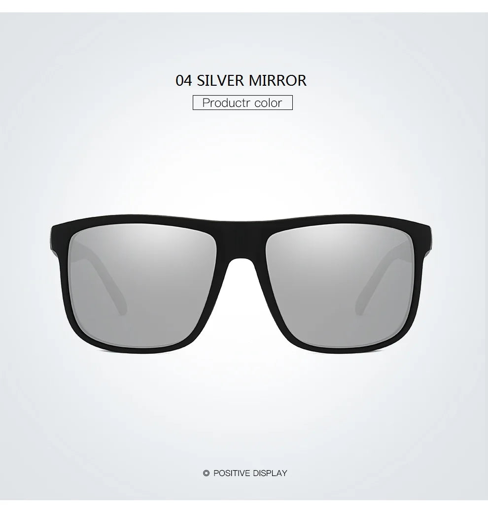 Fashion Vintage Square Polarized Sunglasses