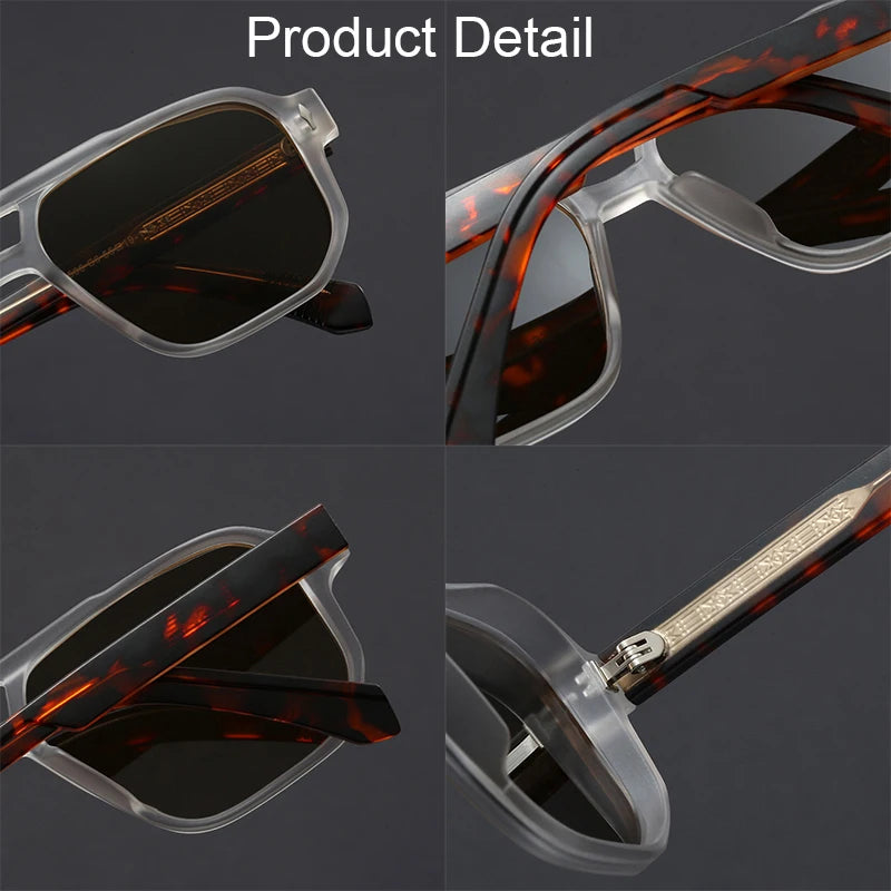 NYWOOH Ultralight Polygon Frame Sunglasses