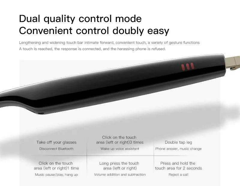 Smart Audio Sunglasses with Auto-Dimming Lenses & HD Sound