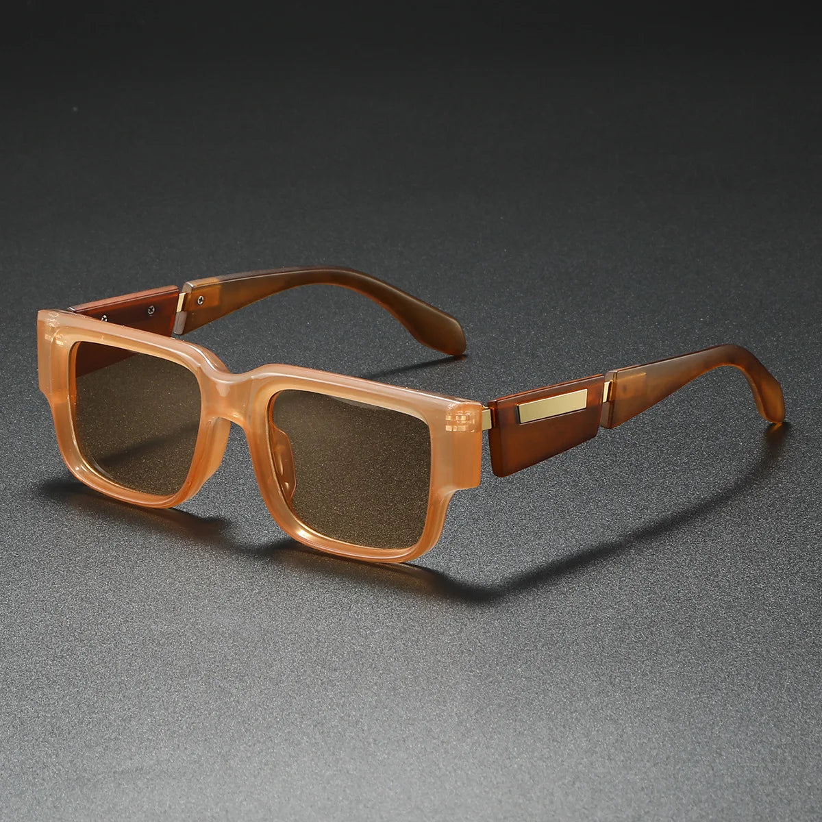 New Rectangular Men's Luxury Trendy Sunglasses