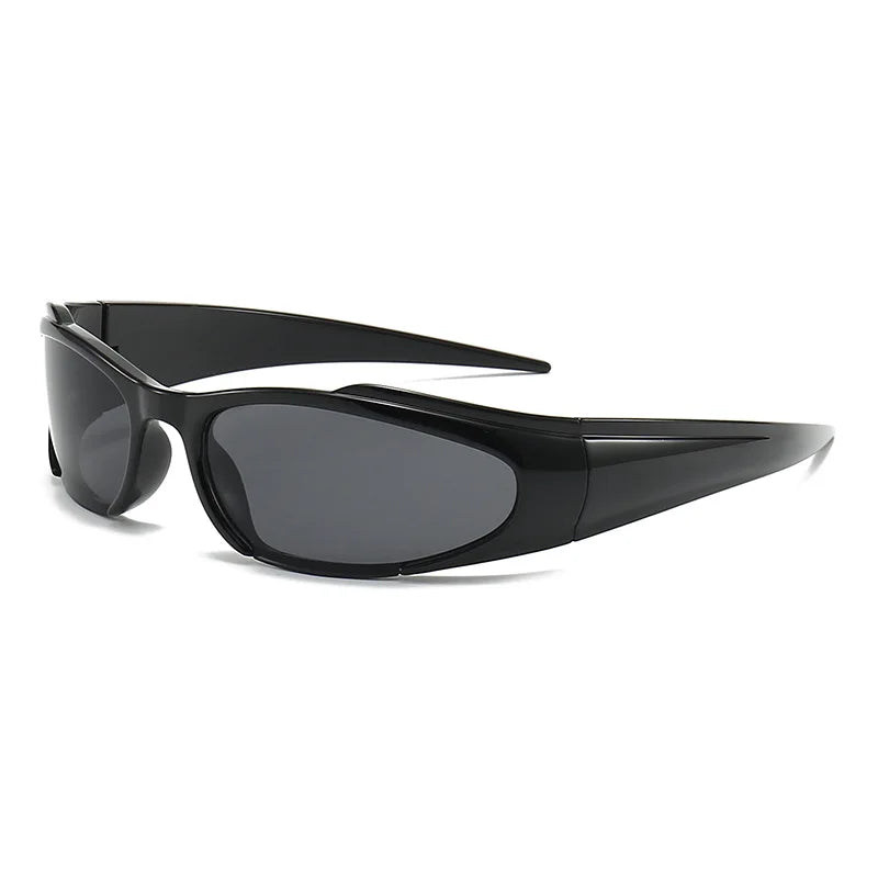 Y2k Retro Oval Vintage Punk Sunglasses
