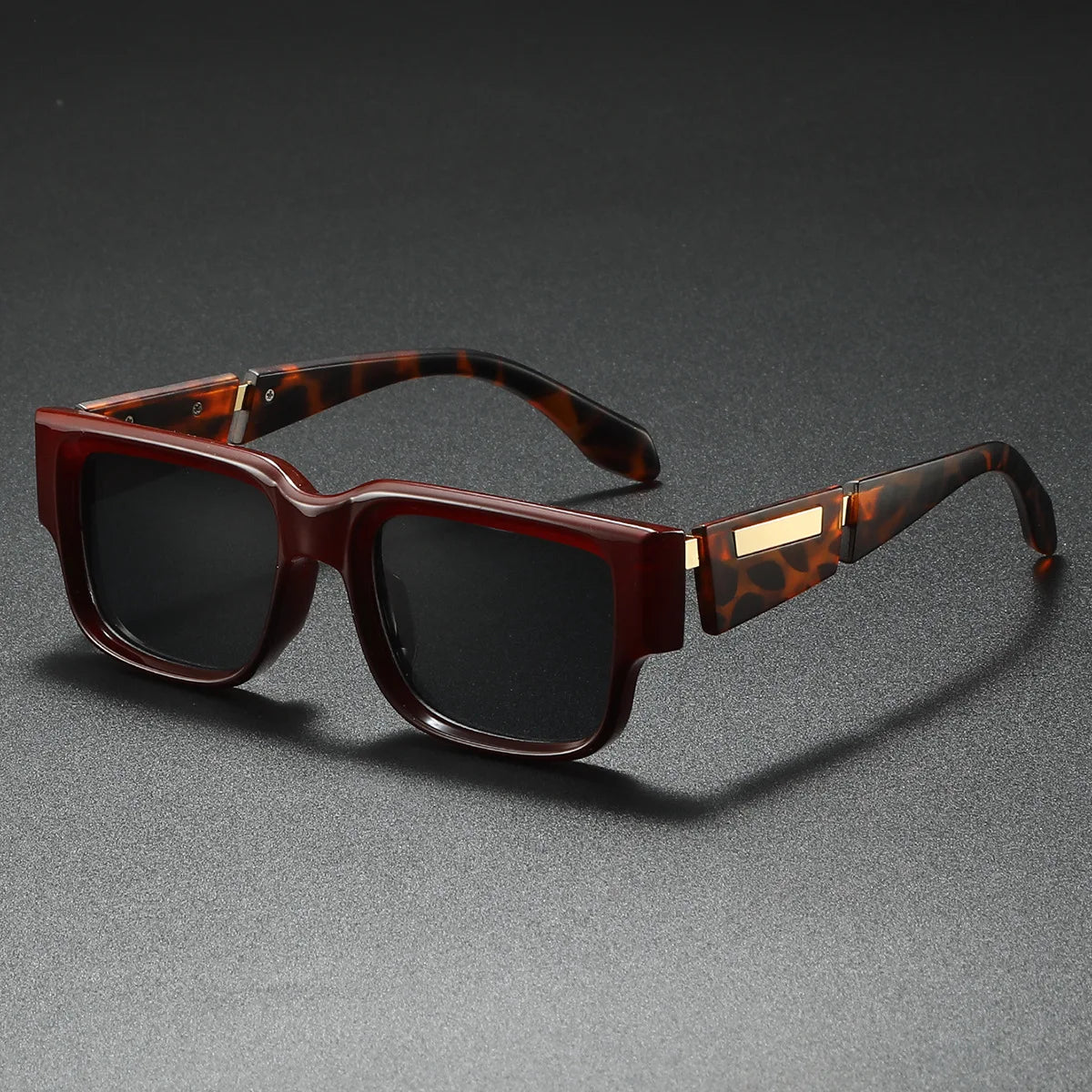 New Rectangular Men's Luxury Trendy Sunglasses