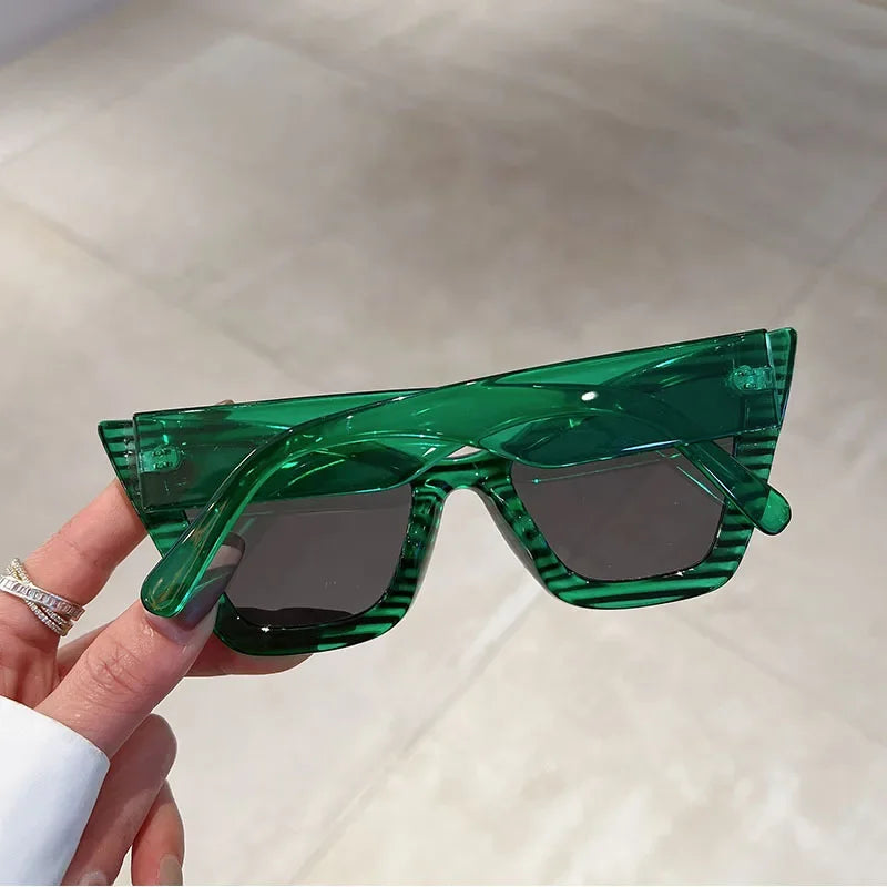 Vintage Oversized Cat Eye Trendy Punk Shades