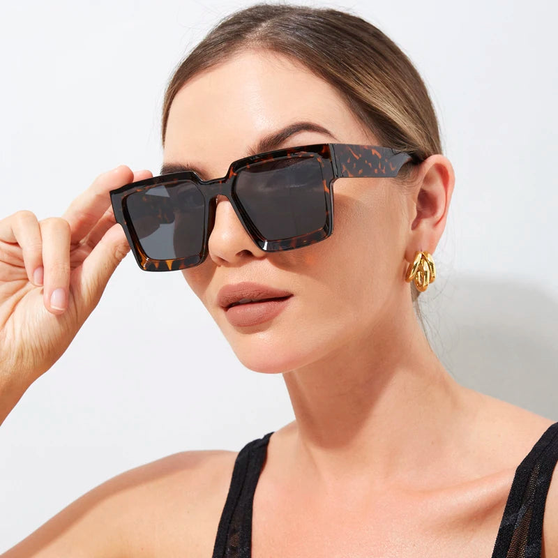 Fahion Vintage Cycling Square Retro Sunglasses