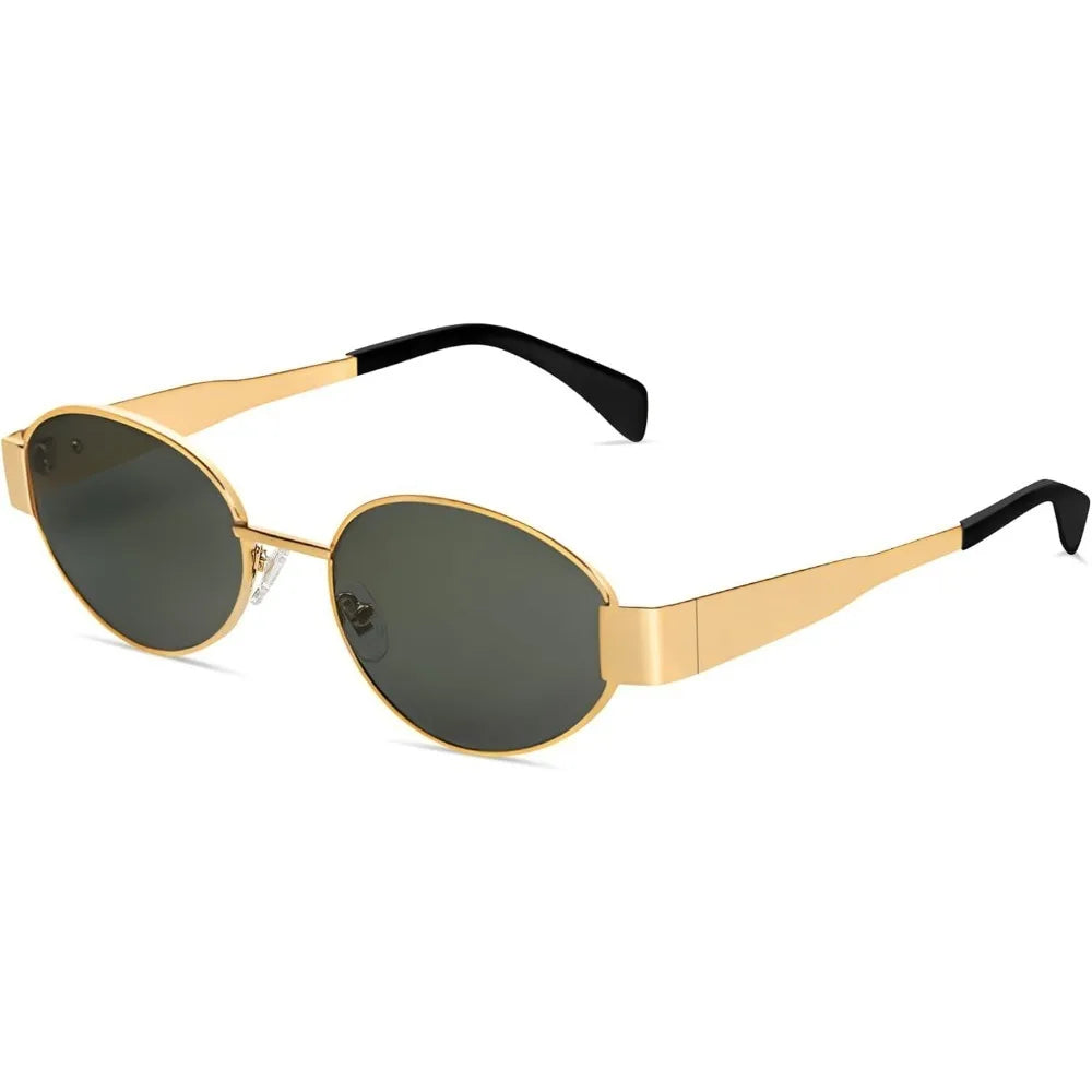 Classic Designer Trendy Retro Oval Sunglasses