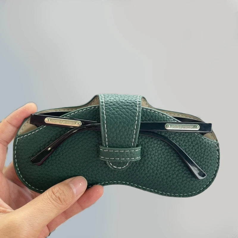 Soft Leather Glasses Bag Fashion Portable Sunglasses Case