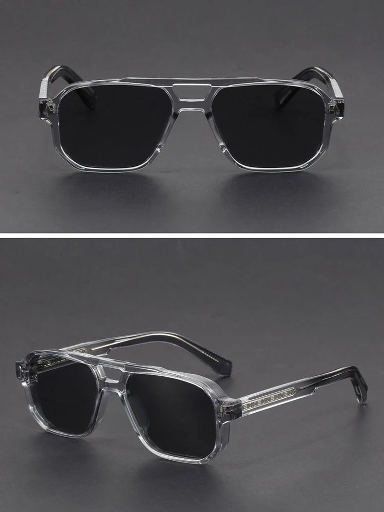NYWOOH Ultralight Polygon Frame Sunglasses