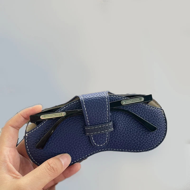 Soft Leather Glasses Bag Fashion Portable Sunglasses Case