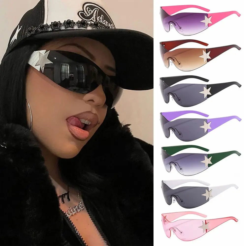 Fashion Trendy Star Punk Y2K Sunglasses