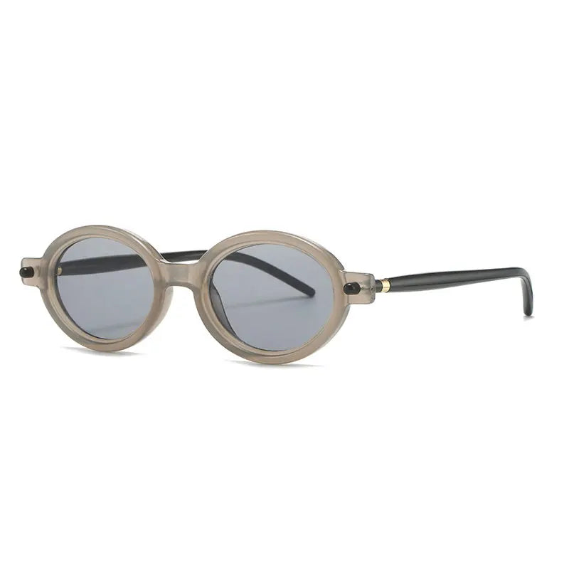 Fashion Retro Small Oval Punk Eyewear Sunglasses