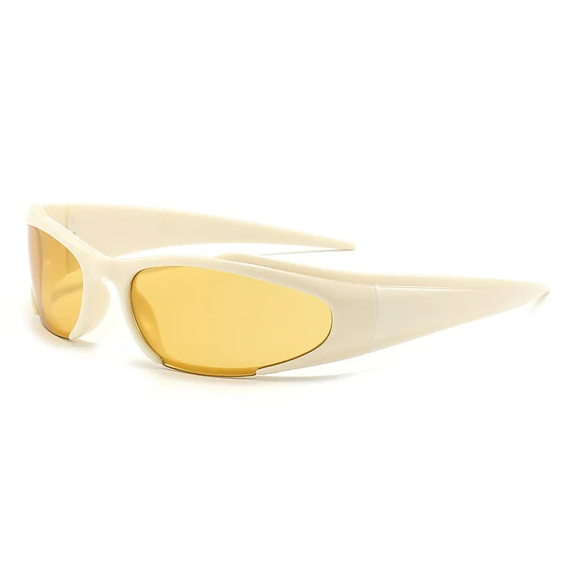 Y2k Retro Oval Vintage Punk Sunglasses