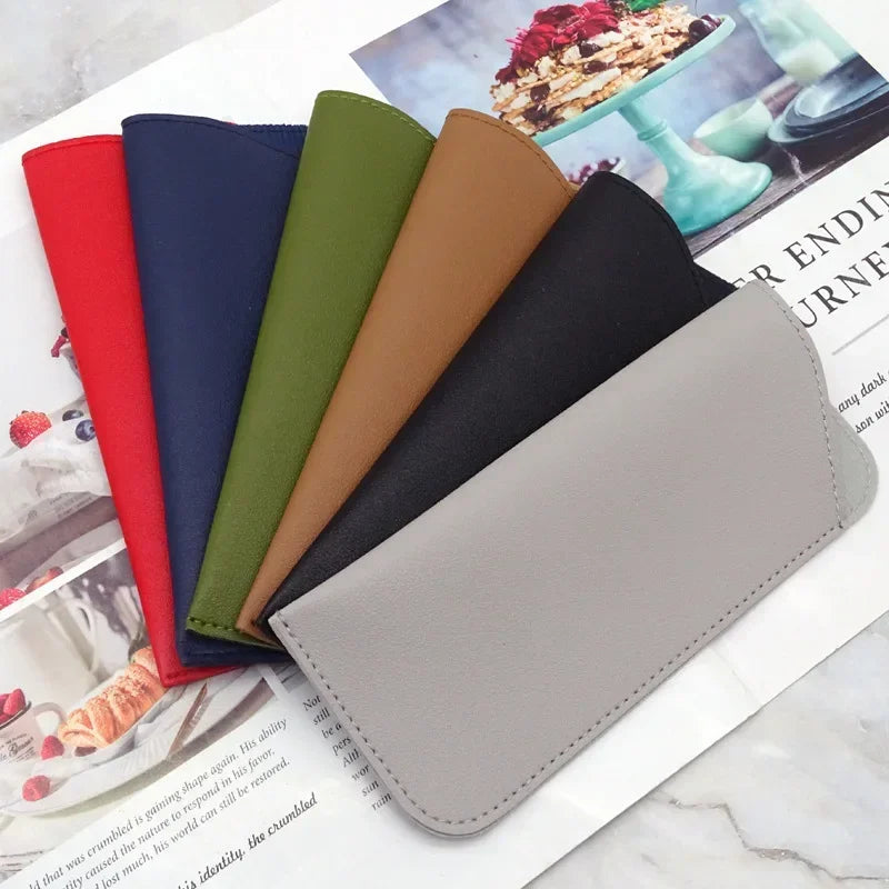 PU Leather Glasses Protective Cover Case