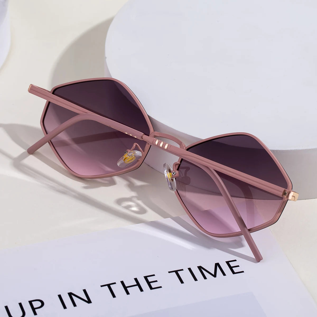 Vintage Steampunk Polygon Women Sunglasses