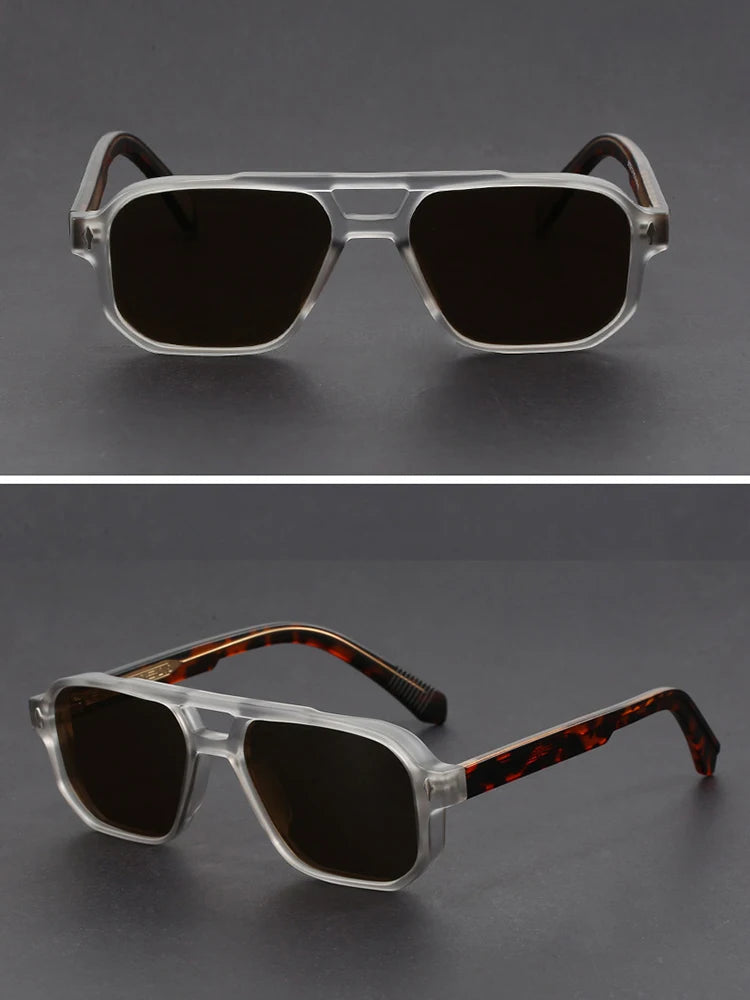 NYWOOH Ultralight Polygon Frame Sunglasses
