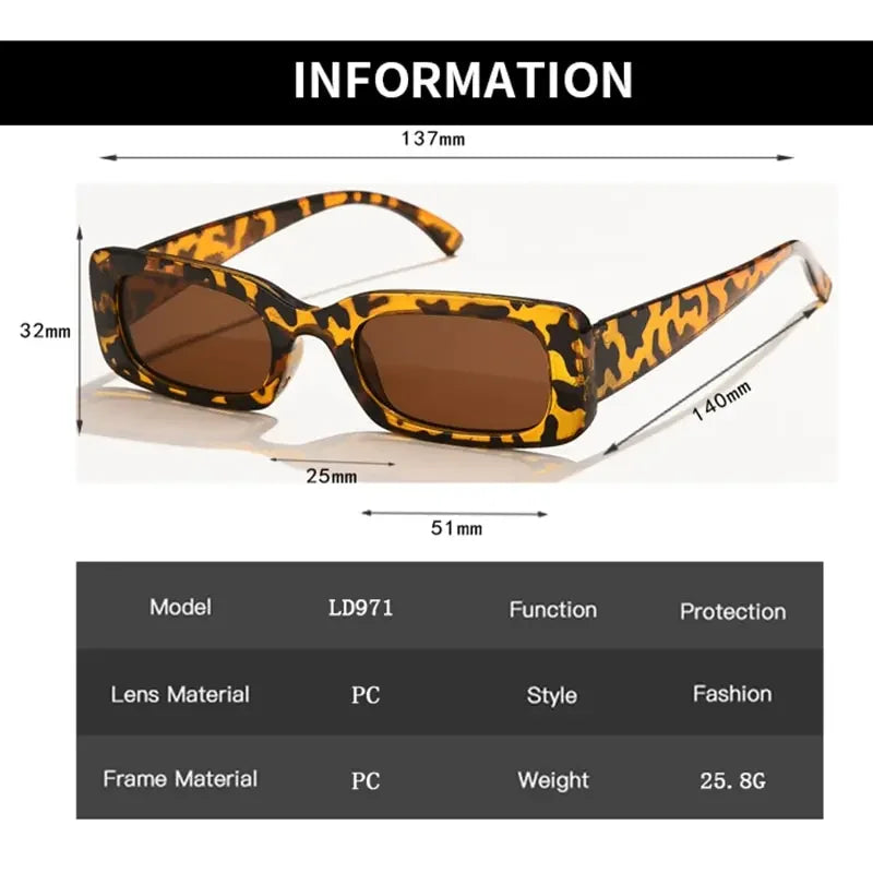 Classic Retro Vintage Square Women Glasses