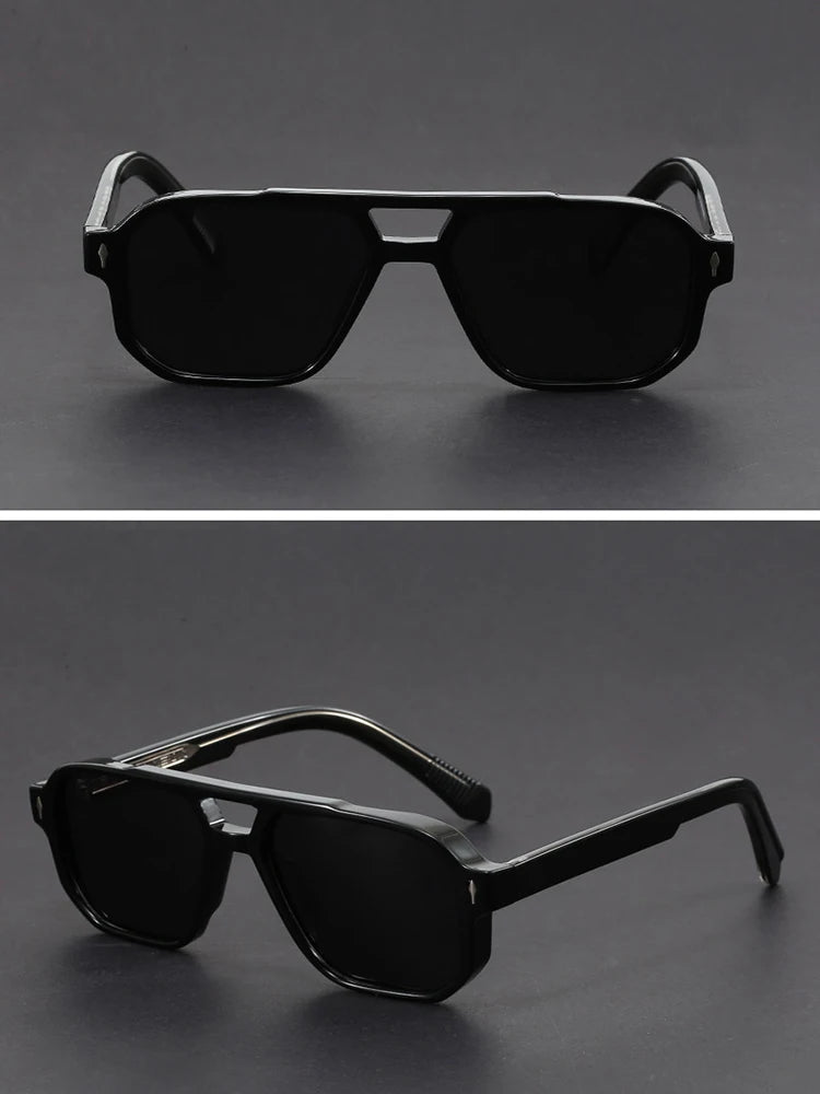 NYWOOH Ultralight Polygon Frame Sunglasses