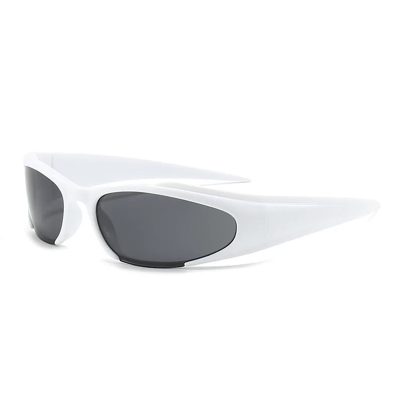 Y2k Retro Oval Vintage Punk Sunglasses