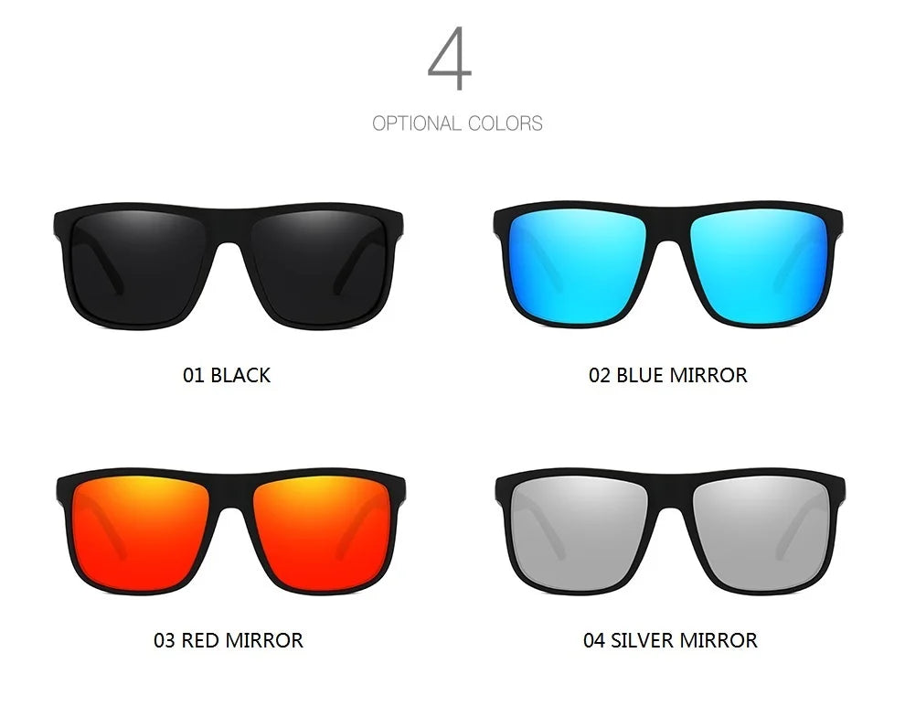 Fashion Vintage Square Polarized Sunglasses
