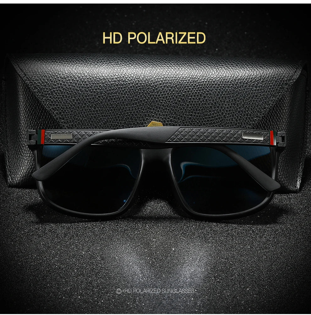 Fashion Vintage Square Polarized Sunglasses