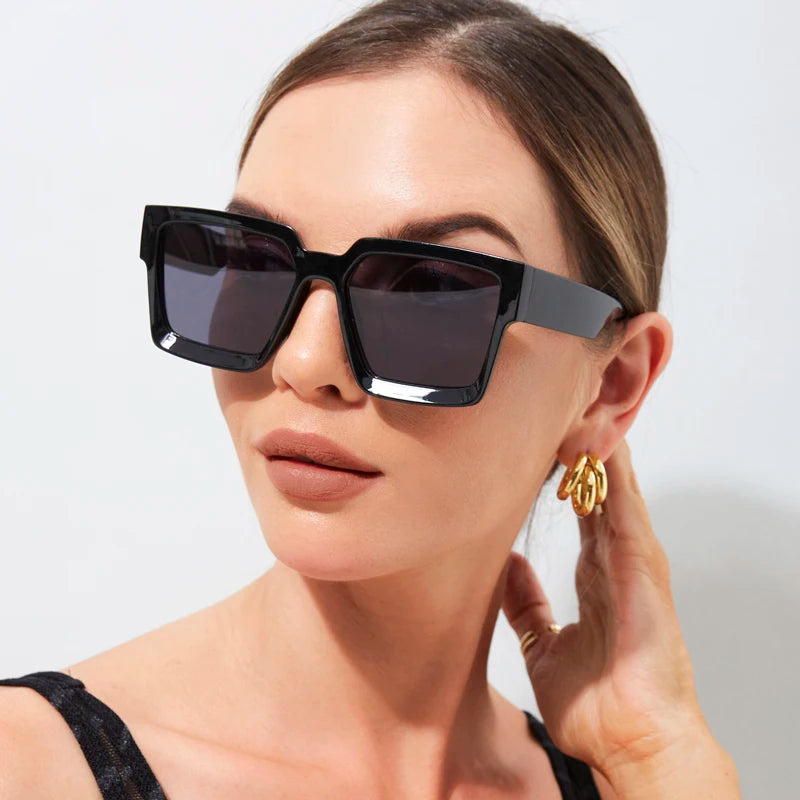 Fahion Vintage Cycling Square Retro Sunglasses