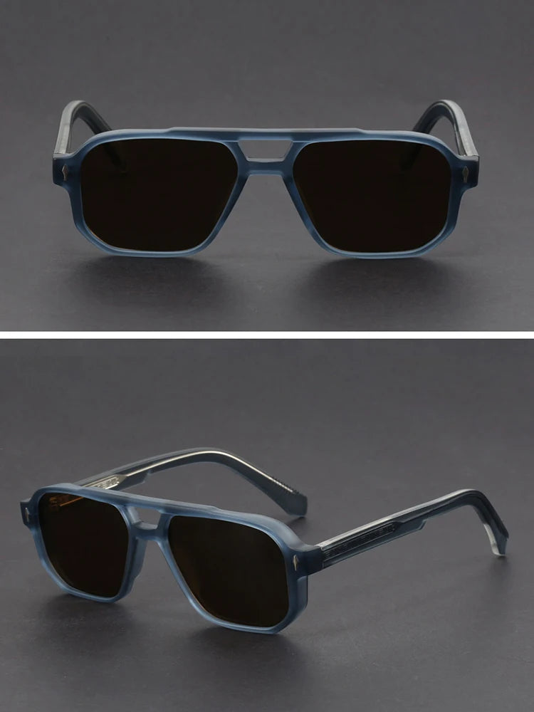NYWOOH Ultralight Polygon Frame Sunglasses