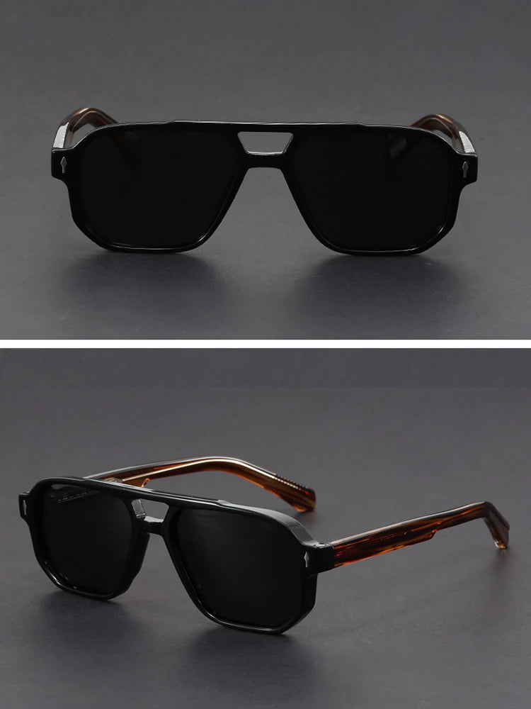 NYWOOH Ultralight Polygon Frame Sunglasses