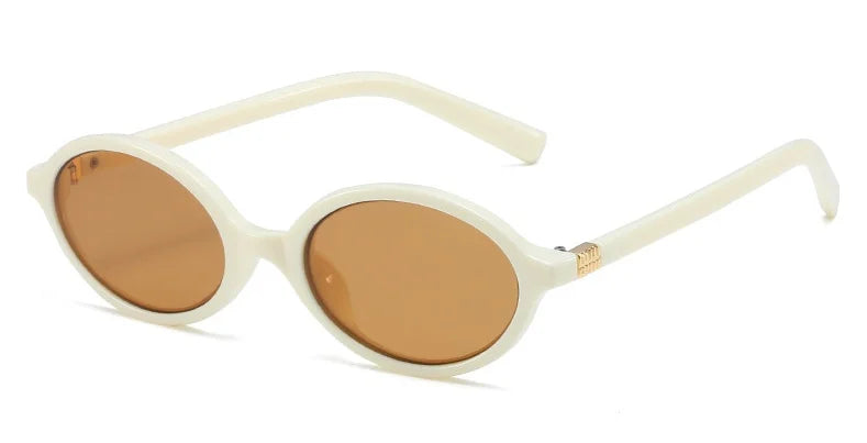 Fashion Oval Simple Literary Women's Sunglasses
