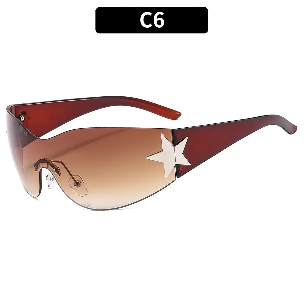 Fashion Trendy Star Punk Y2K Sunglasses