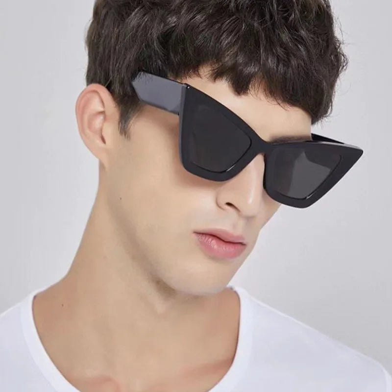 Vintage Oversized Cat Eye Trendy Punk Shades