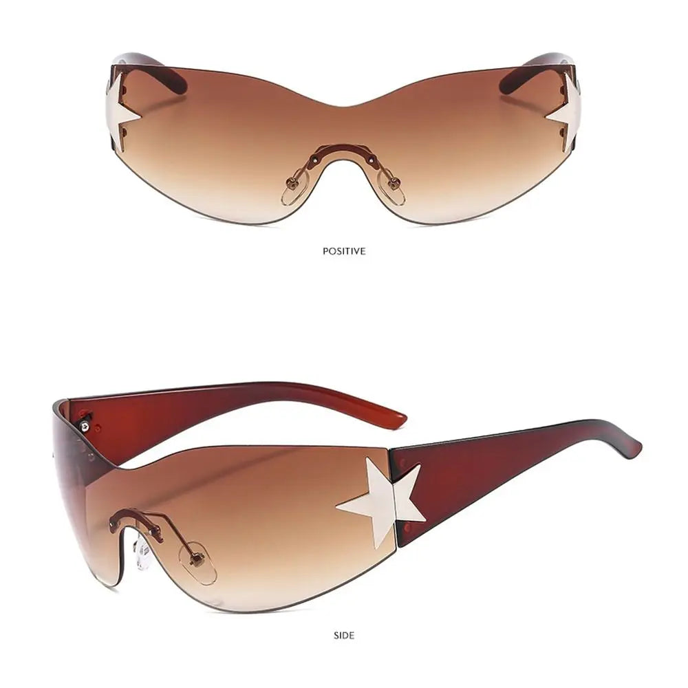 Fashion Trendy Star Punk Y2K Sunglasses