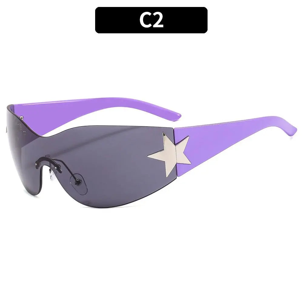 Fashion Trendy Star Punk Y2K Sunglasses