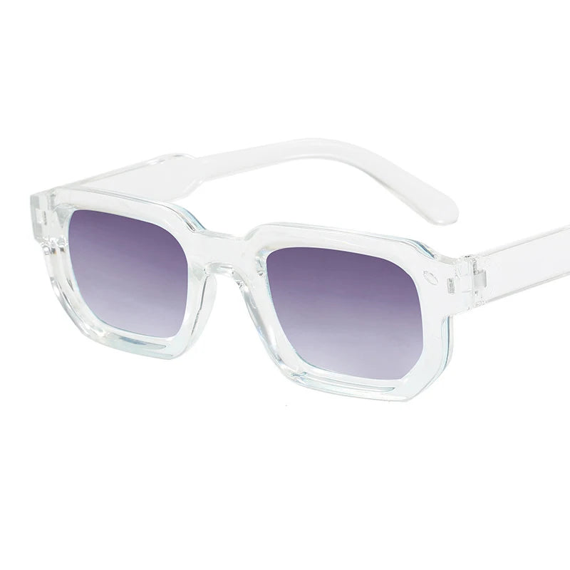 Fashion Retro Vintage Rectangle Frame Sunglasses