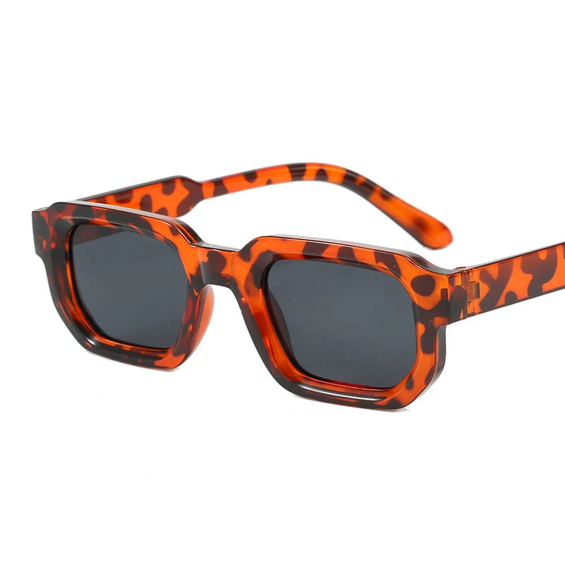 Fashion Retro Vintage Rectangle Frame Sunglasses