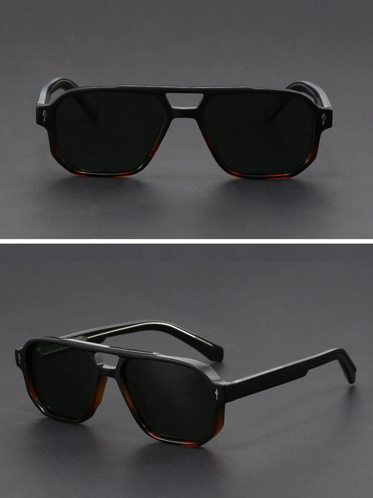 NYWOOH Ultralight Polygon Frame Sunglasses