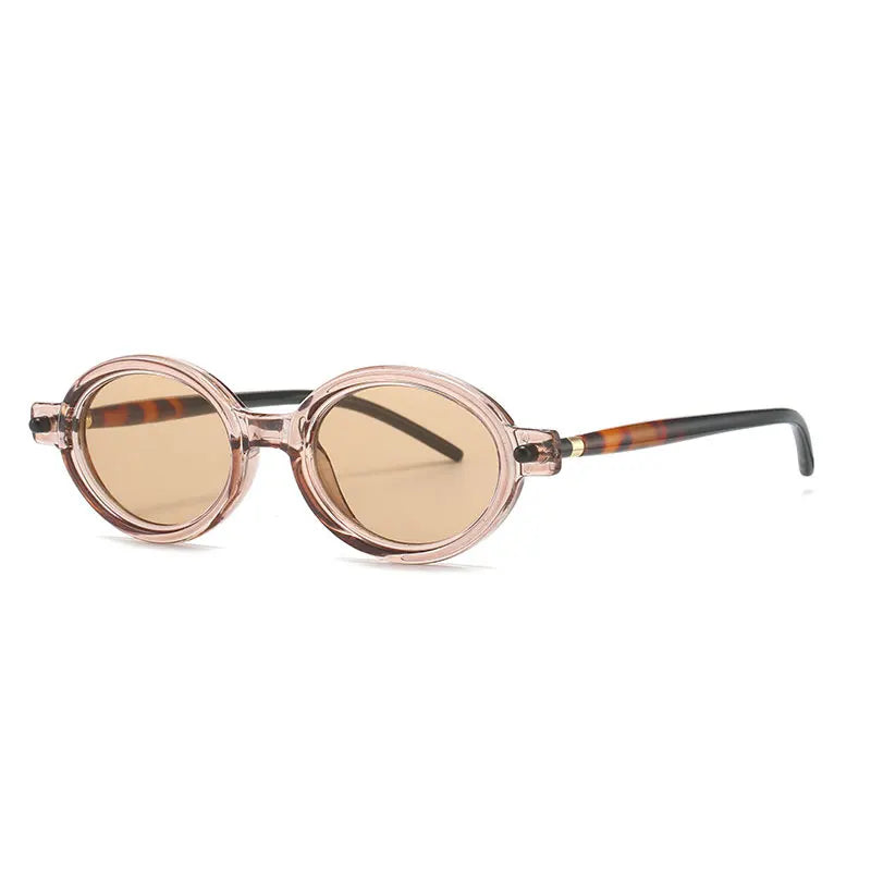 Fashion Retro Small Oval Punk Eyewear Sunglasses