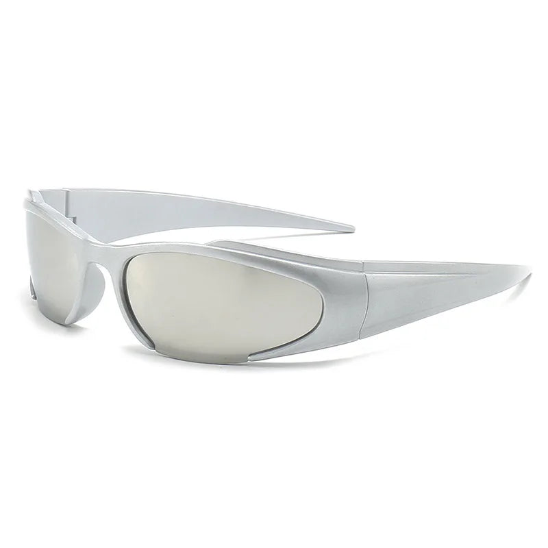 Y2k Retro Oval Vintage Punk Sunglasses