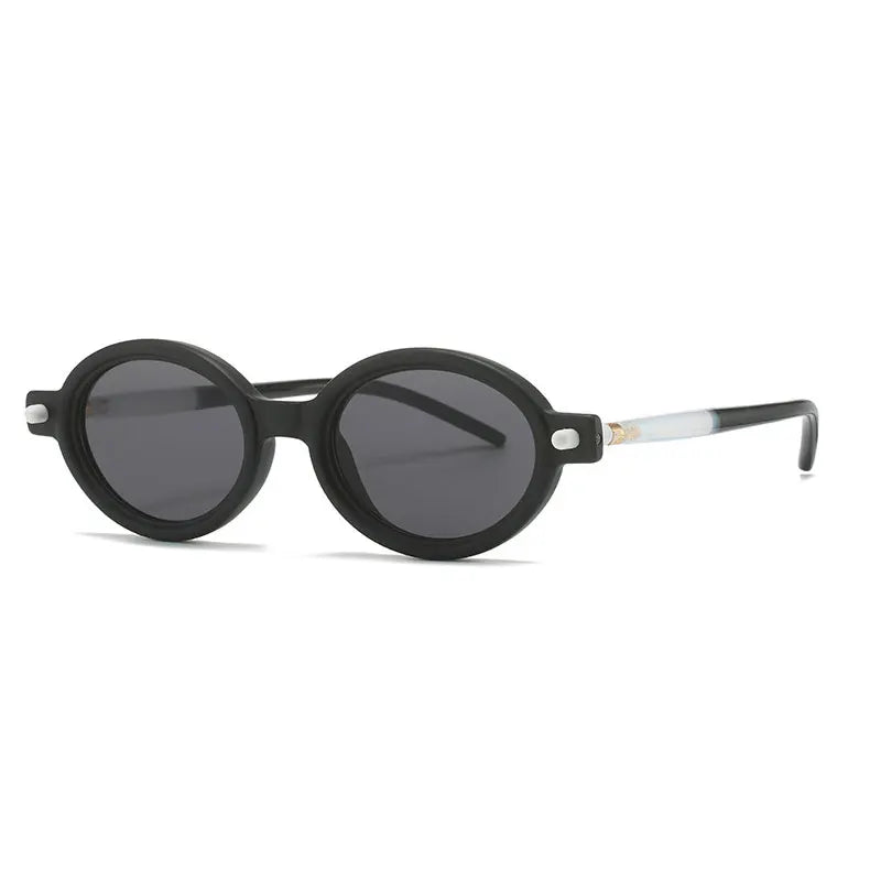 Fashion Retro Small Oval Punk Eyewear Sunglasses