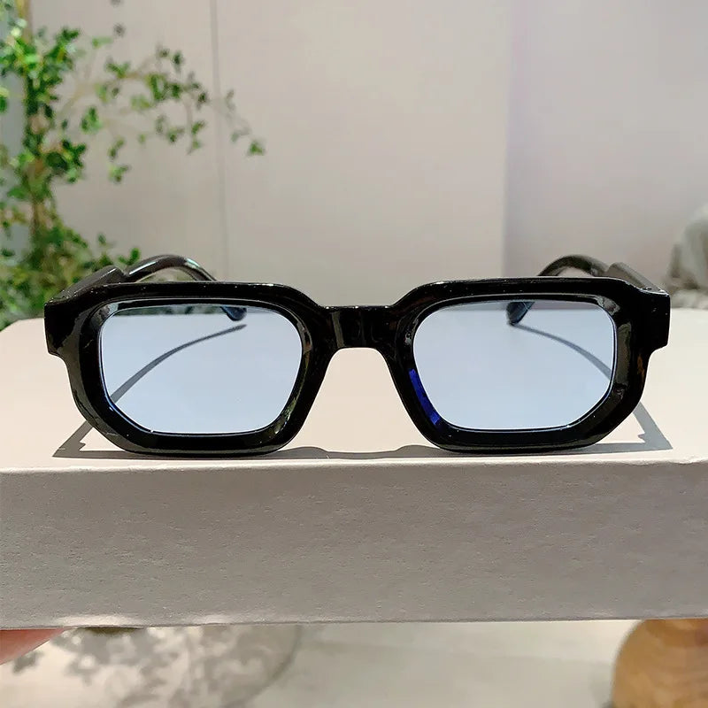 Aesthetic Fashion Vintage Retro Rectangle Frame Sunglasses