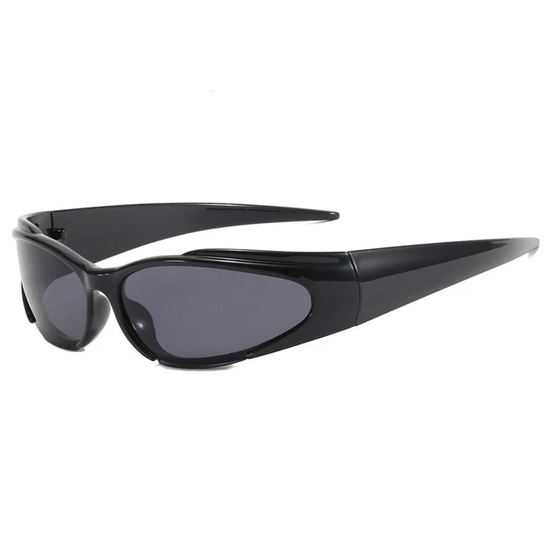 Y2k Retro Oval Vintage Punk Sunglasses