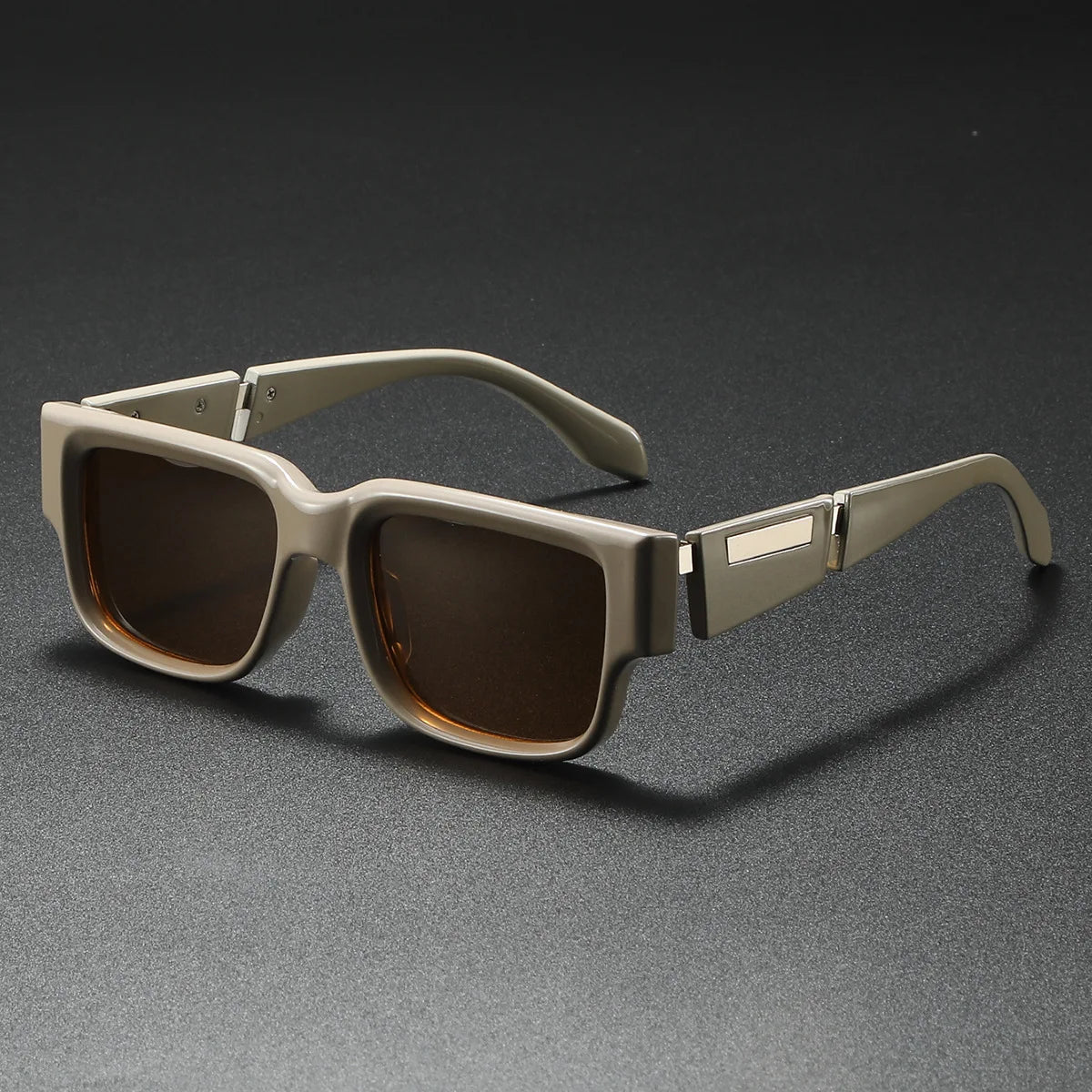New Rectangular Men's Luxury Trendy Sunglasses