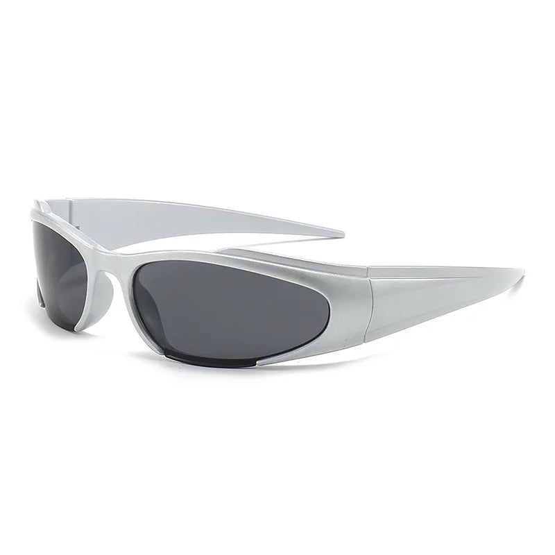 Y2k Retro Oval Vintage Punk Sunglasses