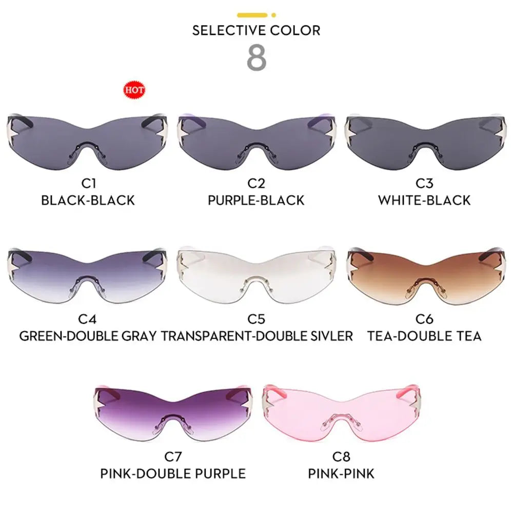 Fashion Trendy Star Punk Y2K Sunglasses